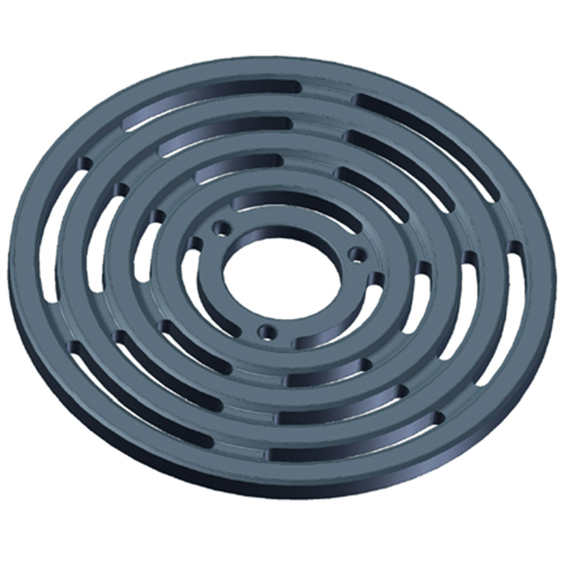Profiled PowerPEEK® valve plate Profiled PowerPEEK® valve plate