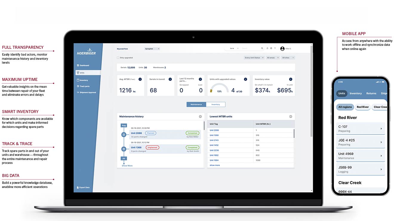VISTRA interface VISTRA interface on desktop and mobile